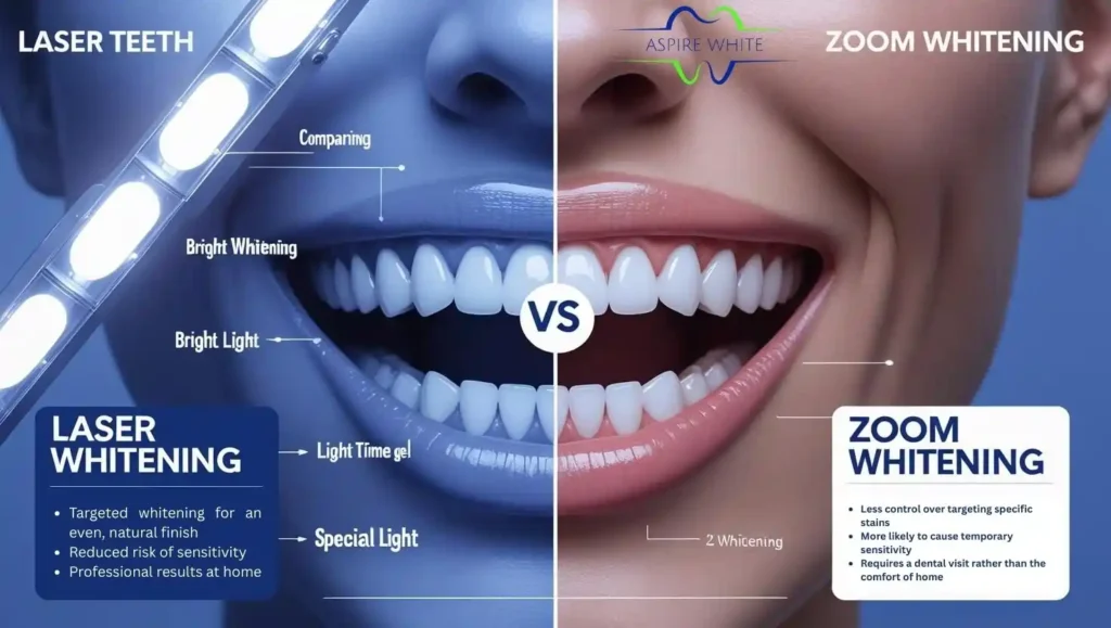 Laser Teeth Whitening vs. Zoom Whitening Preston