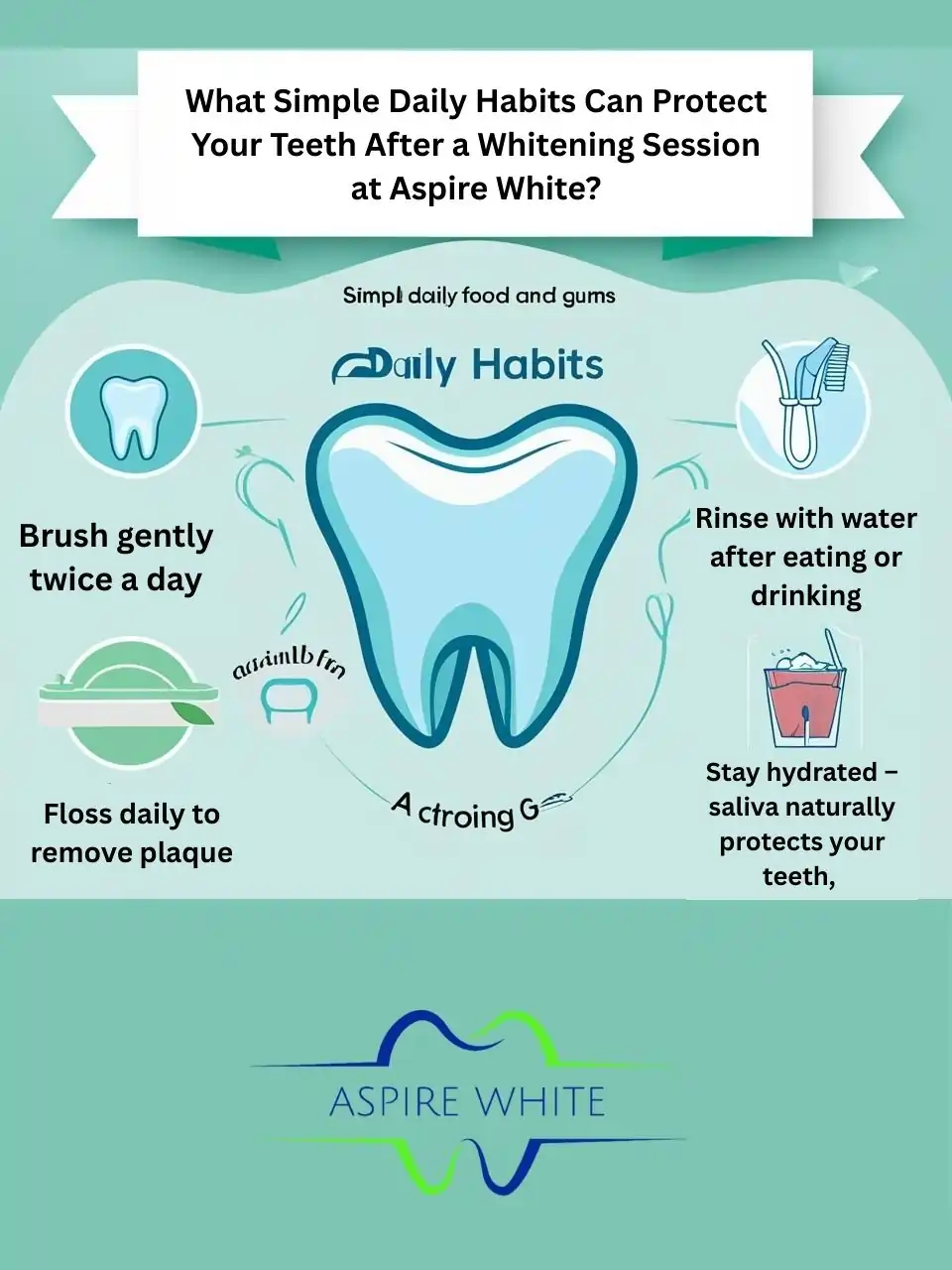What Simple Daily Habits Can Protect Your Teeth After a Whitening Session at Aspire White Preston
